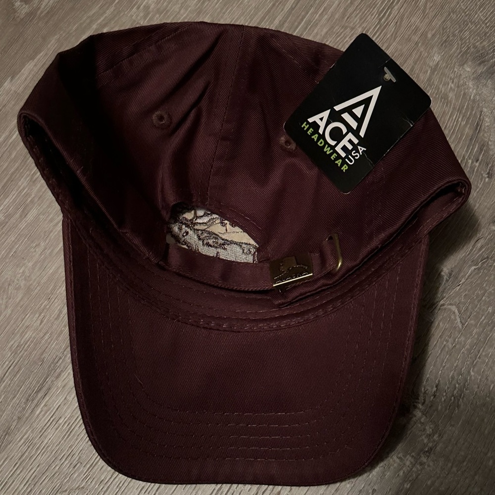 Alaska Moose Cap Hat Brown Buckle Style Ace Headwear USA - Picture 2 of 2